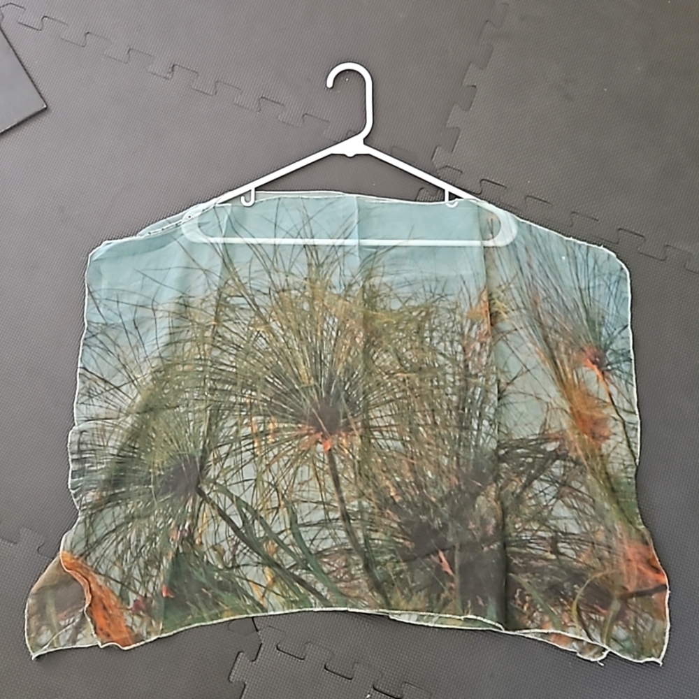 Hand Dyed Sheer, Silk Top